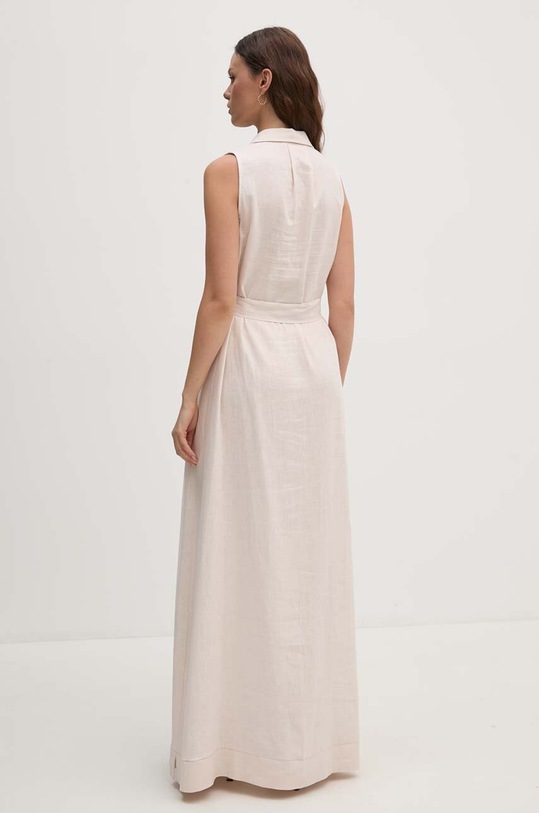 Oblečení Lněné šaty Sandro Ferrone SFS7XBDMISA růžová