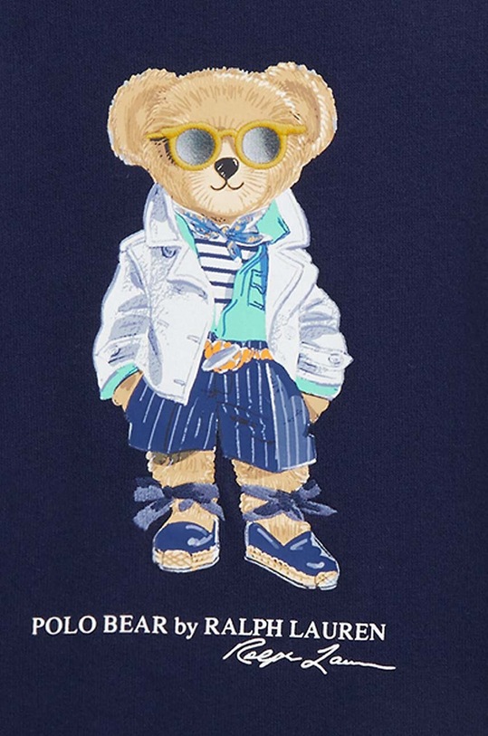 Dziewczynka Polo Ralph Lauren sukienka bawełniana dziecięca 312926020001 granatowy
