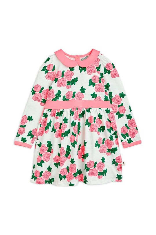 Дитяча бавовняна сукня Mini Rodini довгий рожевий 2415010828