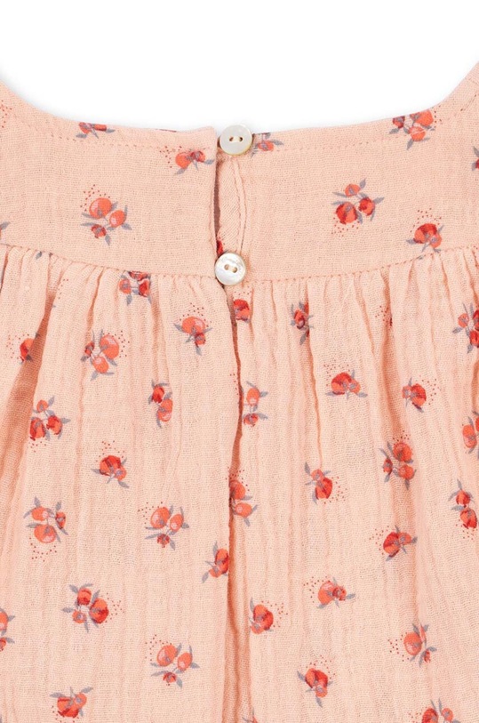 Хлопковое детское платье Konges Sløjd розовый KS100200