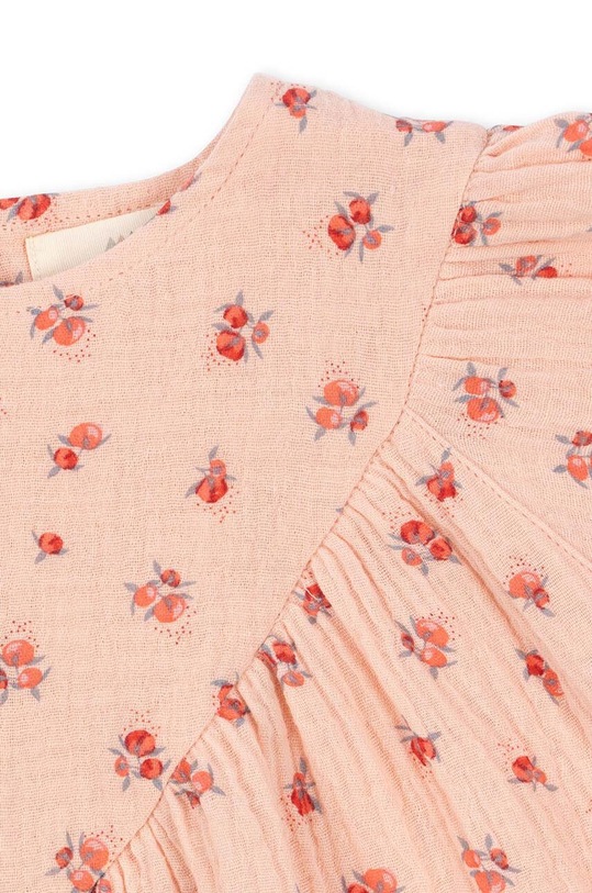 Хлопковое детское платье Konges Sløjd KS100200 розовый