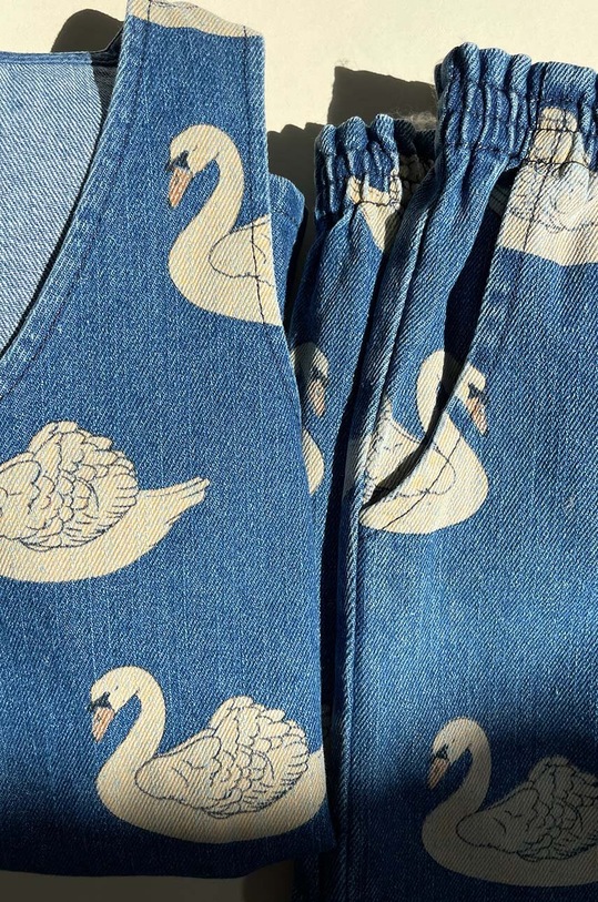 Konges Sløjd sukienka jeansowa dziecięca KS100364