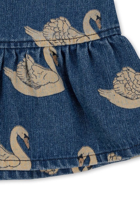 Konges Sløjd sukienka jeansowa dziecięca KS100364 niebieski