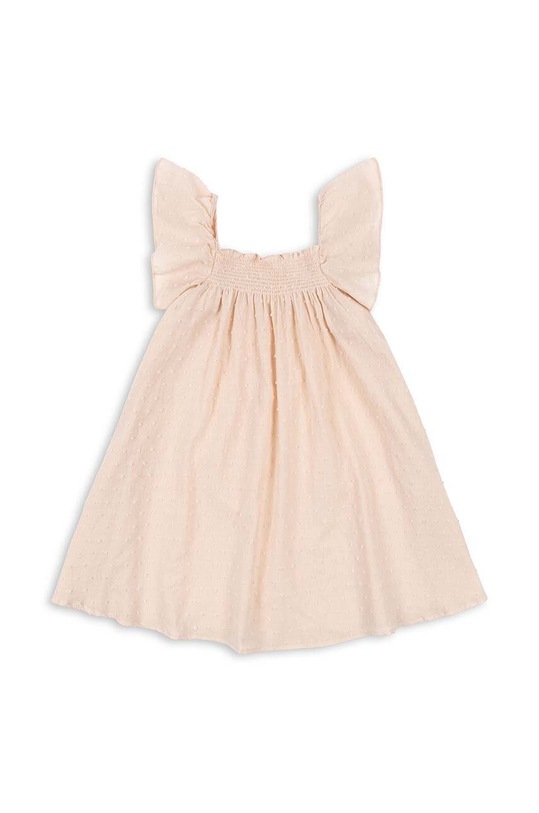 Konges Sløjd sukienka bawełniana dziecięca KS100447 różowy SS24