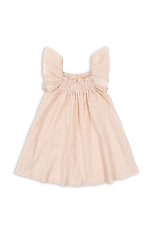 Dziewczynka Konges Sløjd sukienka bawełniana dziecięca KS100447 różowy