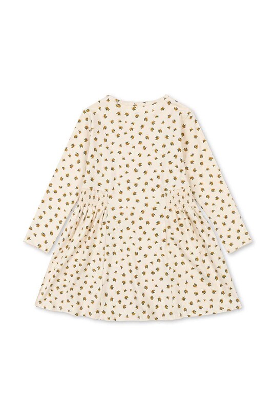 Dziewczynka Konges Sløjd sukienka bawełniana dziecięca KS100123 żółty