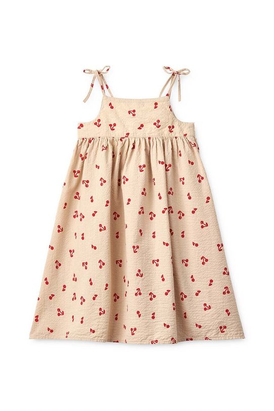 Djevojčice Dječja pamučna haljina Liewood Eli Printed Dress LW18699 crvena