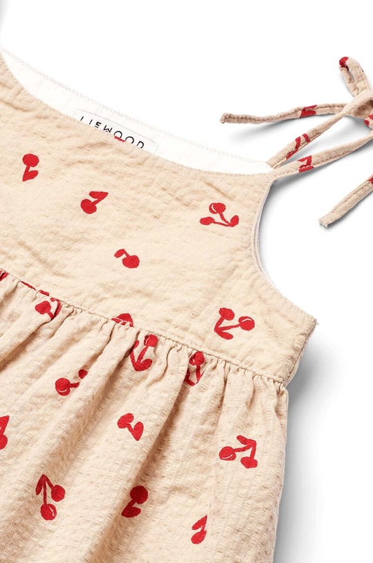 Liewood rochie din bumbac pentru copii Eli Printed Dress rosu LW18699