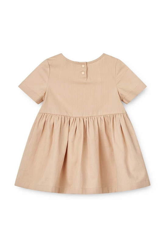 Detské bavlnené šaty Liewood Livia Baby Dress LW18855 červená SS24