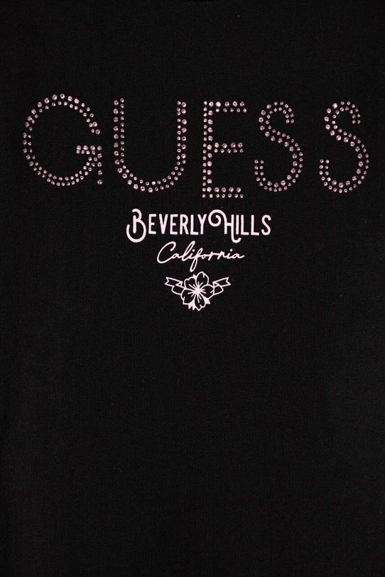 Дівчинка Дитяча бавовняна сукня Guess J4RK14.KA6R4.PPYH чорний