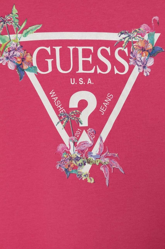 Κοριτσίστικα Παιδικό βαμβακερό φόρεμα Guess J4RK38.KA6W4.PPYH ροζ