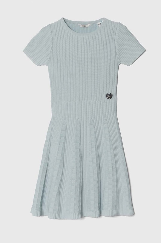 Παιδικό φόρεμα Guess στρογγυλό μπλε J4RK42.5012Z.PPYH