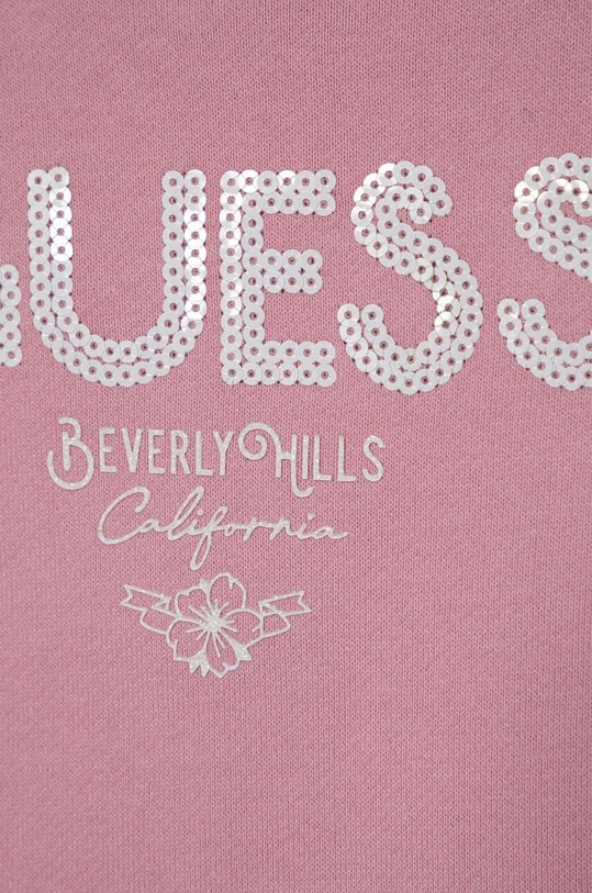 Dziewczynka Guess sukienka bawełniana dziecięca K4RK07.KA6R4.PPYH różowy