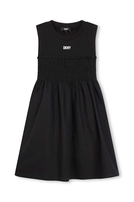 Dkny sukienka dziecięca z elastanem czarny D60111.156.162