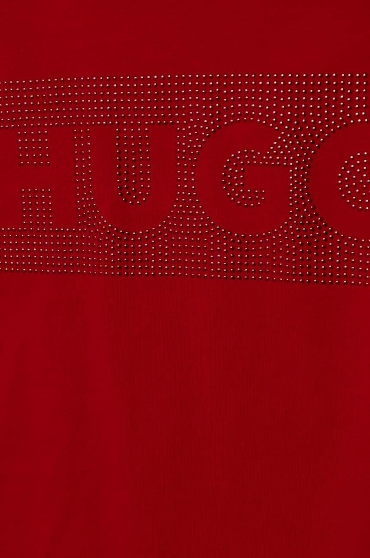 DÍVKA Dětské bavlněné šaty HUGO G00084.102.108 červená