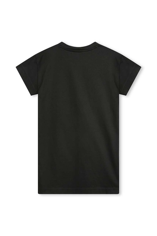 DÍVKA Dětské bavlněné šaty HUGO G00084.102.108 černá