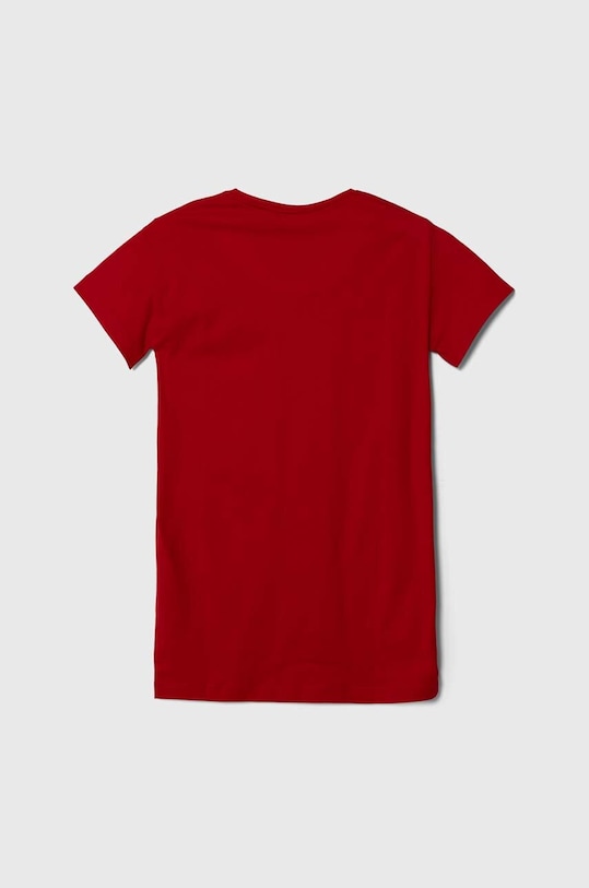 HUGO rochie din bumbac pentru copii G00084.156.162 rosu SS24