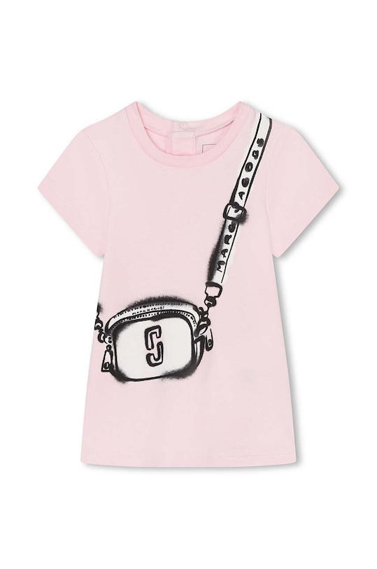 Dětské bavlněné šaty Marc Jacobs mini růžová W60145.74.81