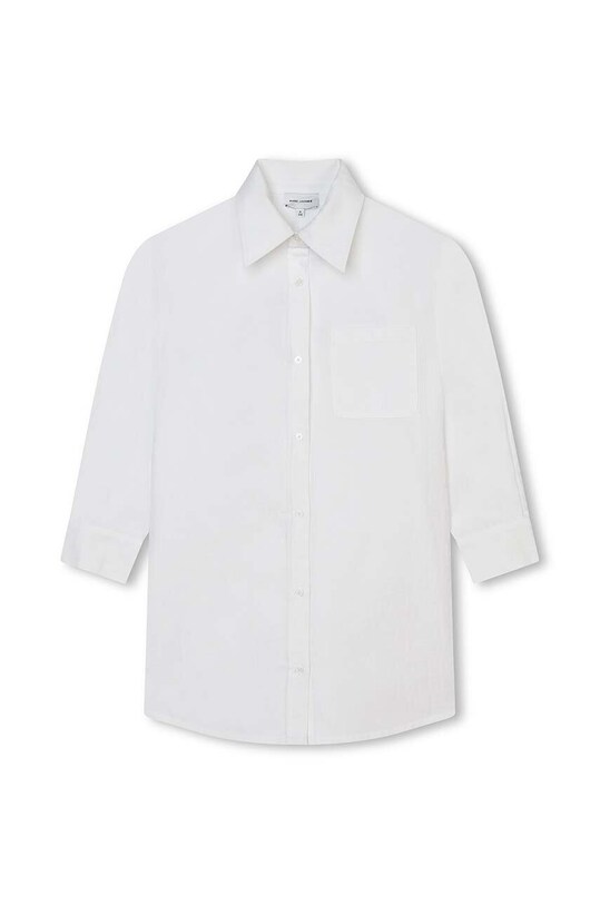 Dětské bavlněné šaty Marc Jacobs W60175.114.150 bílá SS24