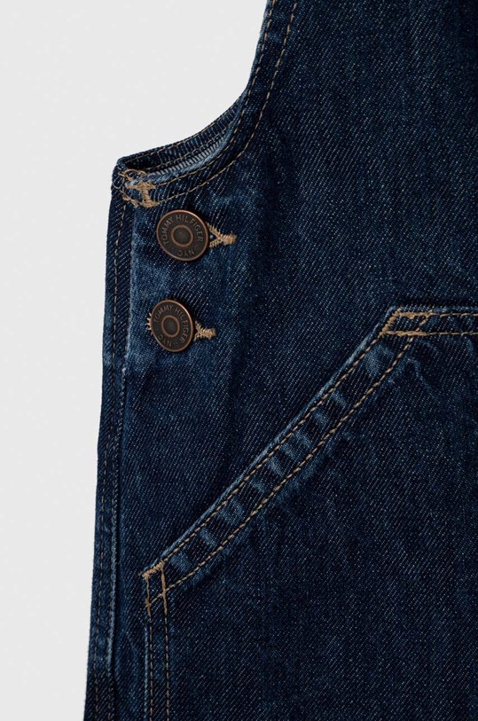 Dziewczynka Tommy Hilfiger sukienka jeansowa dziecięca KG0KG07778.128.176.PPYH niebieski