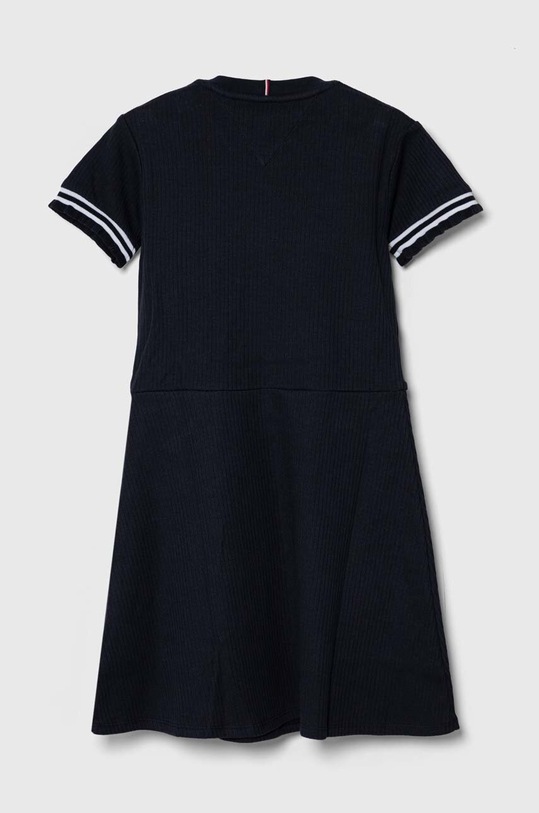 Tommy Hilfiger sukienka bawełniana dziecięca KG0KG07784.128.176.PPYH granatowy SS24