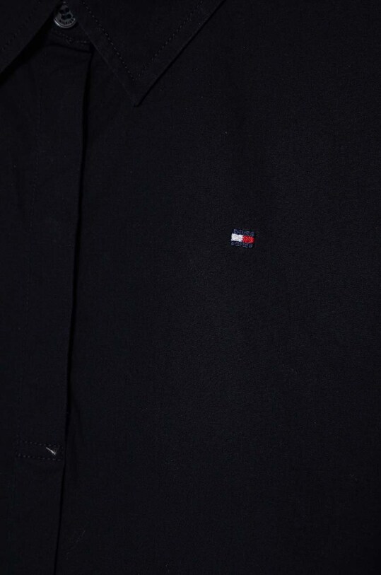 Dziewczynka Tommy Hilfiger sukienka bawełniana dziecięca KG0KG07788.128.176.PPYH granatowy