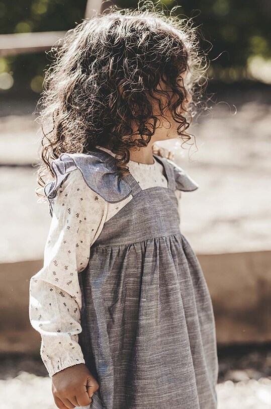 Дитяча бавовняна сукня That's mine Canza 0638121 блакитний SS24