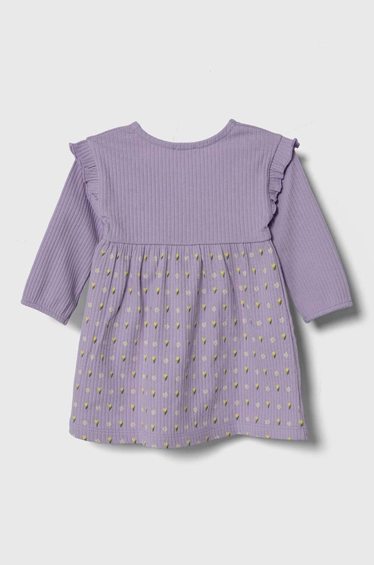 Kojenecké šaty United Colors of Benetton 37G4AV00B.W.Seasonal fialová SS24
