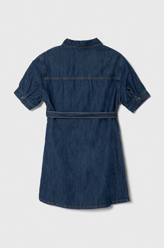 Παιδικό φόρεμα τζιν United Colors of Benetton 4AD6CV025.G.Seasonal μπλε SS24