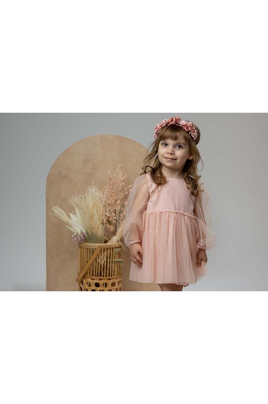 Jamiks sukienka bawełniana dziecięca ASMA.I.or.Suk.JWG136.G