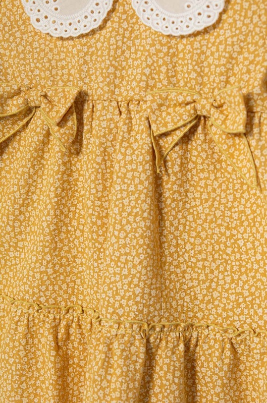 Dziewczynka Jamiks sukienka bawełniana dziecięca GRETHE.I.or.Su.JWG118.G żółty