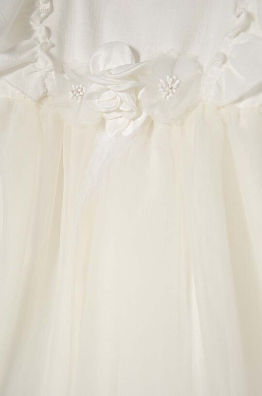 Jamiks rochie din bumbac pentru copii bej JUDITH.II.Suk.JLG077.G