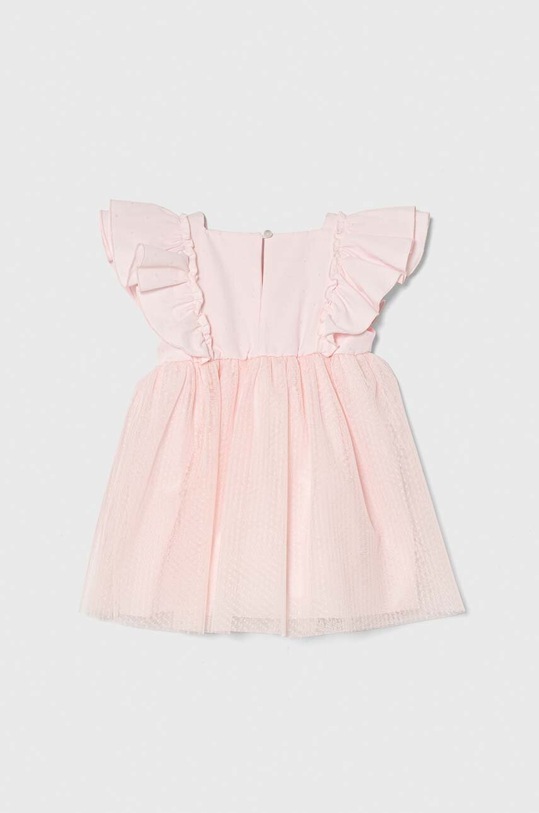 Dziewczynka Jamiks sukienka bawełniana dziecięca JUDITH.II.Suk.JLG077.G różowy