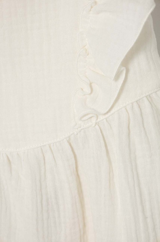 Fete Jamiks rochie din bumbac pentru copii MASIMI.II.or.S.JLG201.G bej