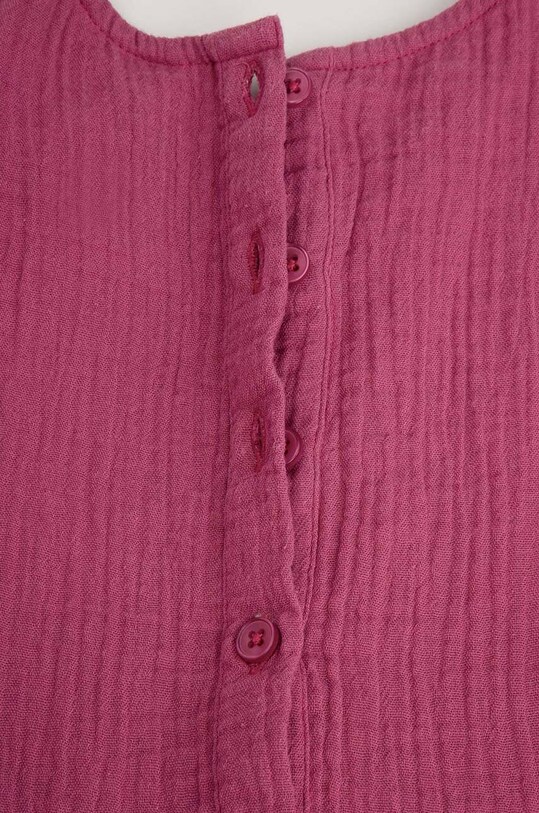 Coccodrillo rochie din bumbac pentru copii violet WC4128201CEK