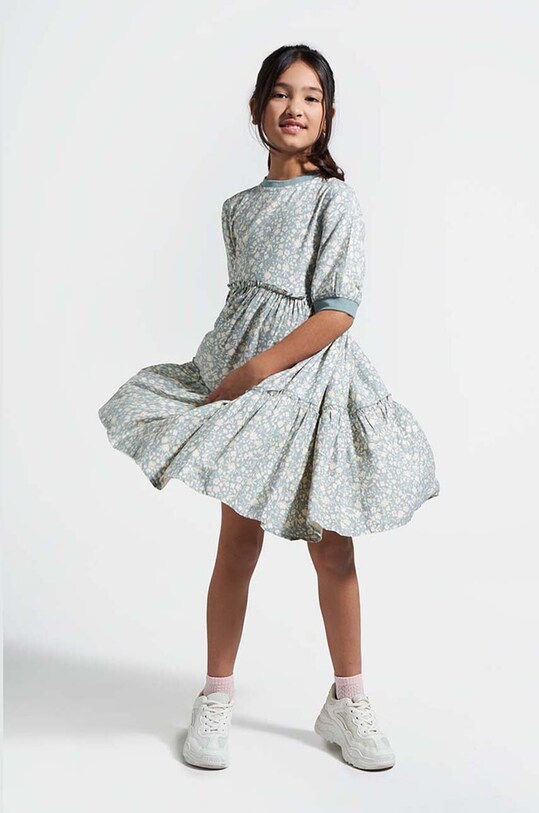 Детское платье Coccodrillo длинный зелёный WC4128201GEJ