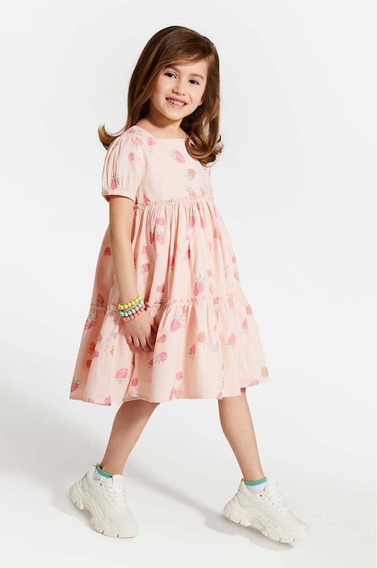 Παιδικό φόρεμα Coccodrillo στρογγυλό πορτοκαλί WC4128202SCK