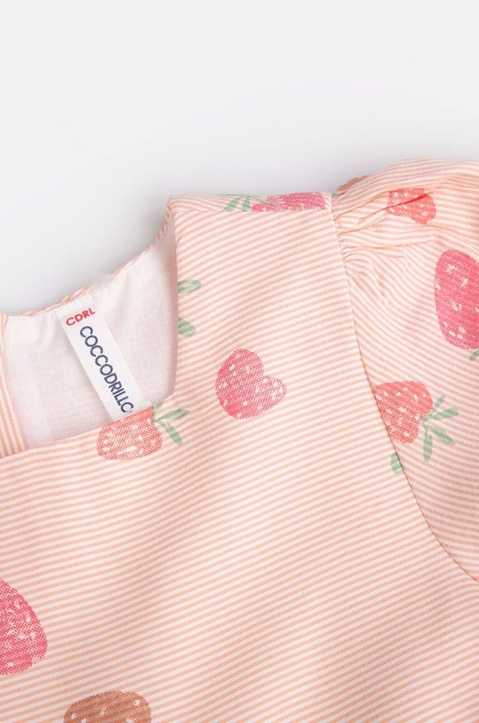 Παιδικό φόρεμα Coccodrillo πορτοκαλί WC4128202SCK