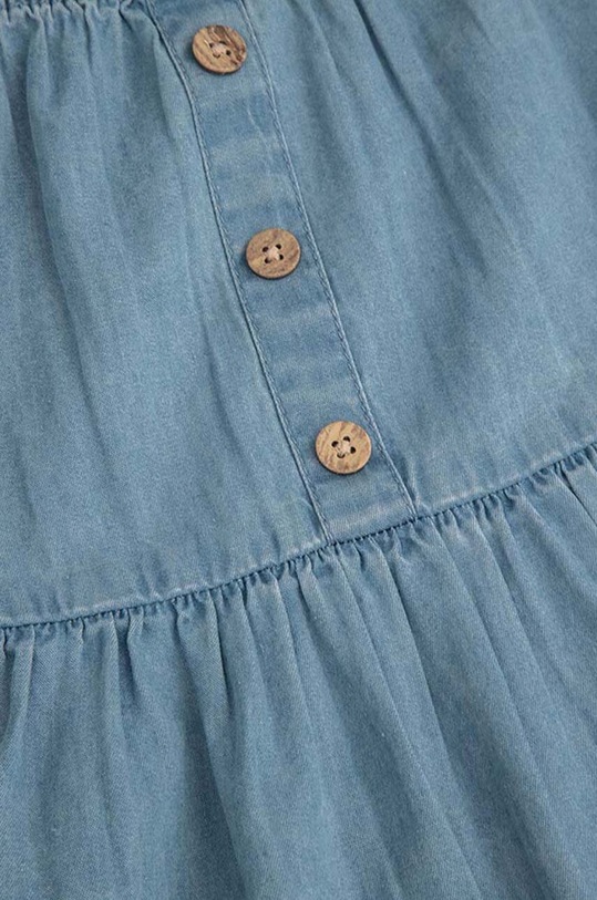 Dětské bavlněné šaty Coccodrillo modrá WC4128303HGK