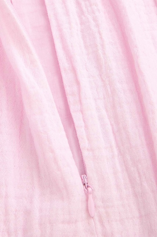 Coccodrillo rochie din bumbac pentru copii roz WC4128202OWN