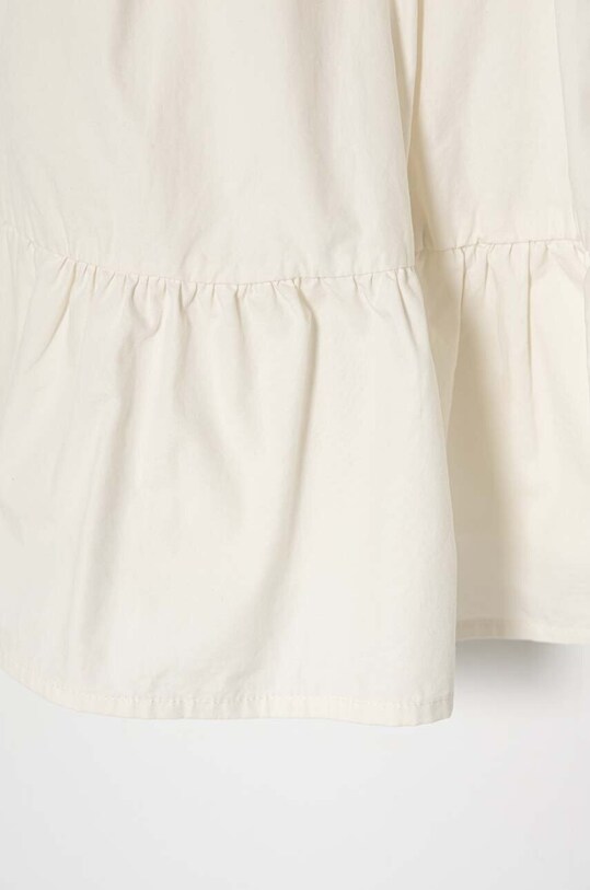 Девочка Хлопковое детское платье United Colors of Benetton 4AC7GV01K.P.Seasonal бежевый