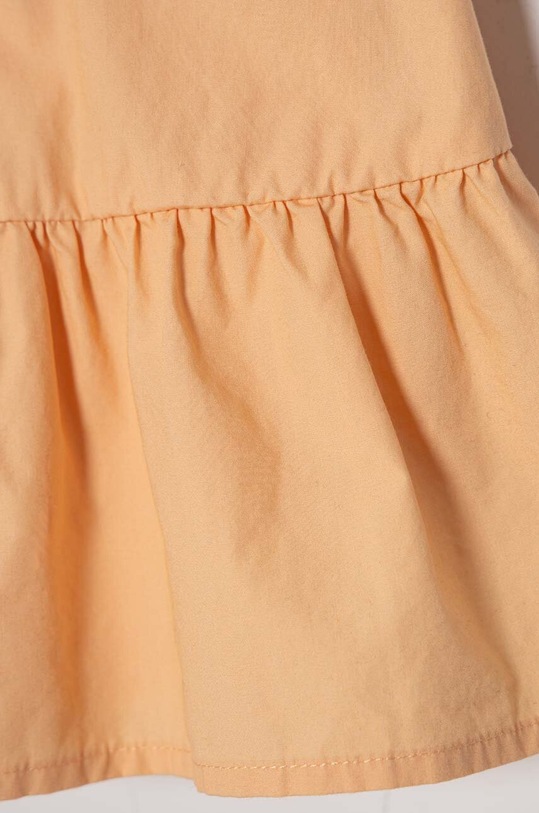DÍVKA Dětské bavlněné šaty United Colors of Benetton 4AC7GV01K.P.Seasonal oranžová