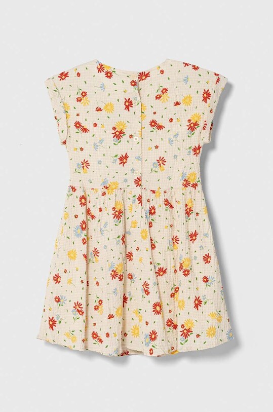 United Colors of Benetton rochie fete 4RFGCV02A.G.Seasonal bej SS24