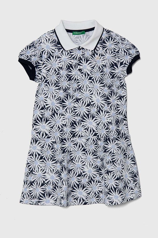 Детское платье United Colors of Benetton короткий тёмно-синий 3LRYGV00V.P.Seasonal