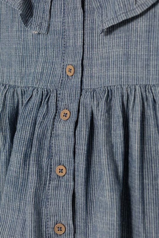 Дівчинка Дитяча бавовняна сукня United Colors of Benetton 43HUAV00K.W.Seasonal блакитний