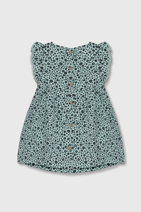 Девочка Детское платье United Colors of Benetton 4HMHGV01O.P.Seasonal зелёный