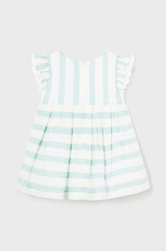 Mayoral rochie din amestec de in pentru bebeluși 1906.4A.Baby.PPYH turcoaz SS24