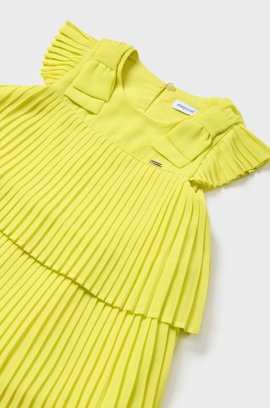 Κοριτσίστικα Βρεφικό βαμβακερό φόρεμα Mayoral 1911.4C.Baby.PPYH πράσινο