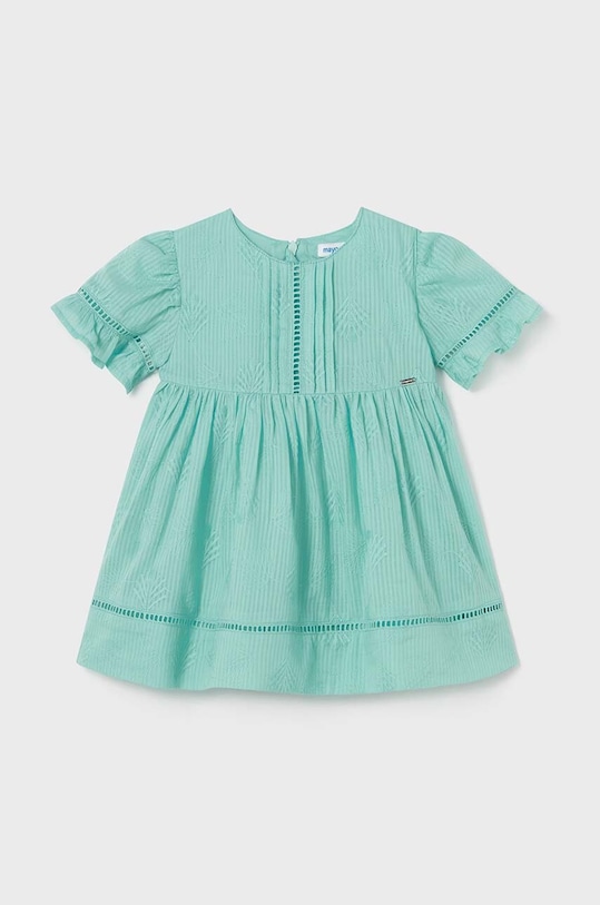Φόρεμα μωρού Mayoral απλικέ τιρκουάζ 1912.4D.Baby.PPYH