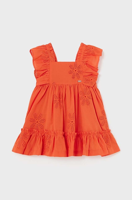 Kojenecké šaty Mayoral mini oranžová 1913.4D.Baby.PPYH
